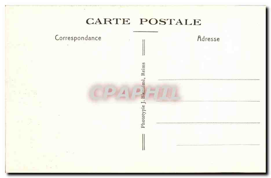 CPA Reims Basilique Saint Remi Le Maitre Autel et le Tombeau de Saint Remi — Verso