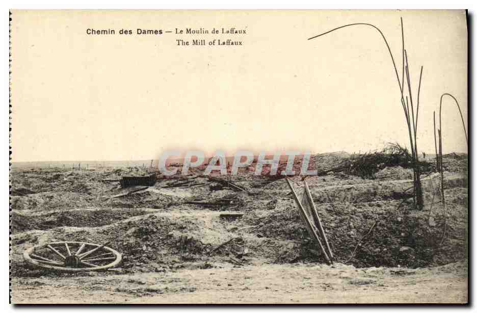 CPA Chemin des Dames Le Moulin de Laffaux Militaria