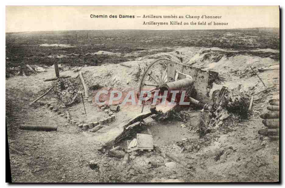 Chemin des Dames — Artillers tombés au Champ d'honneur — B. Nougarde & H. Lastra, Sons