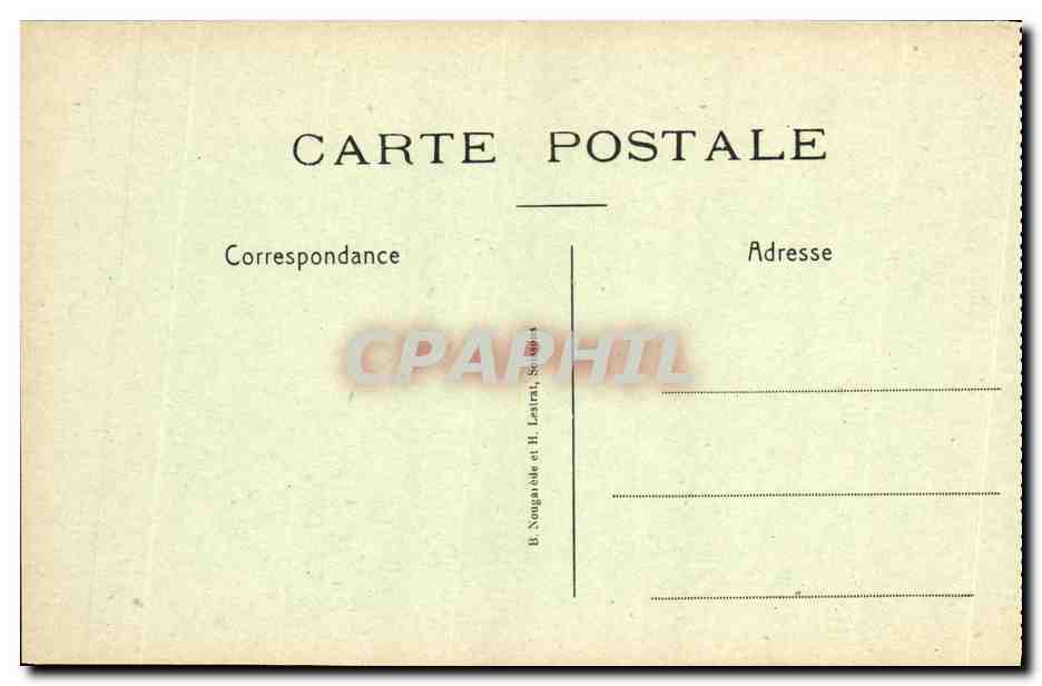 Chemin des Dames — Carrière du Montparnasse — B. Nongarole et H. Lastat, Sébastopol — Rückseite