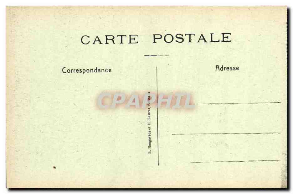 CPA Pinon Entree du Chateau Militaria — Rückseite