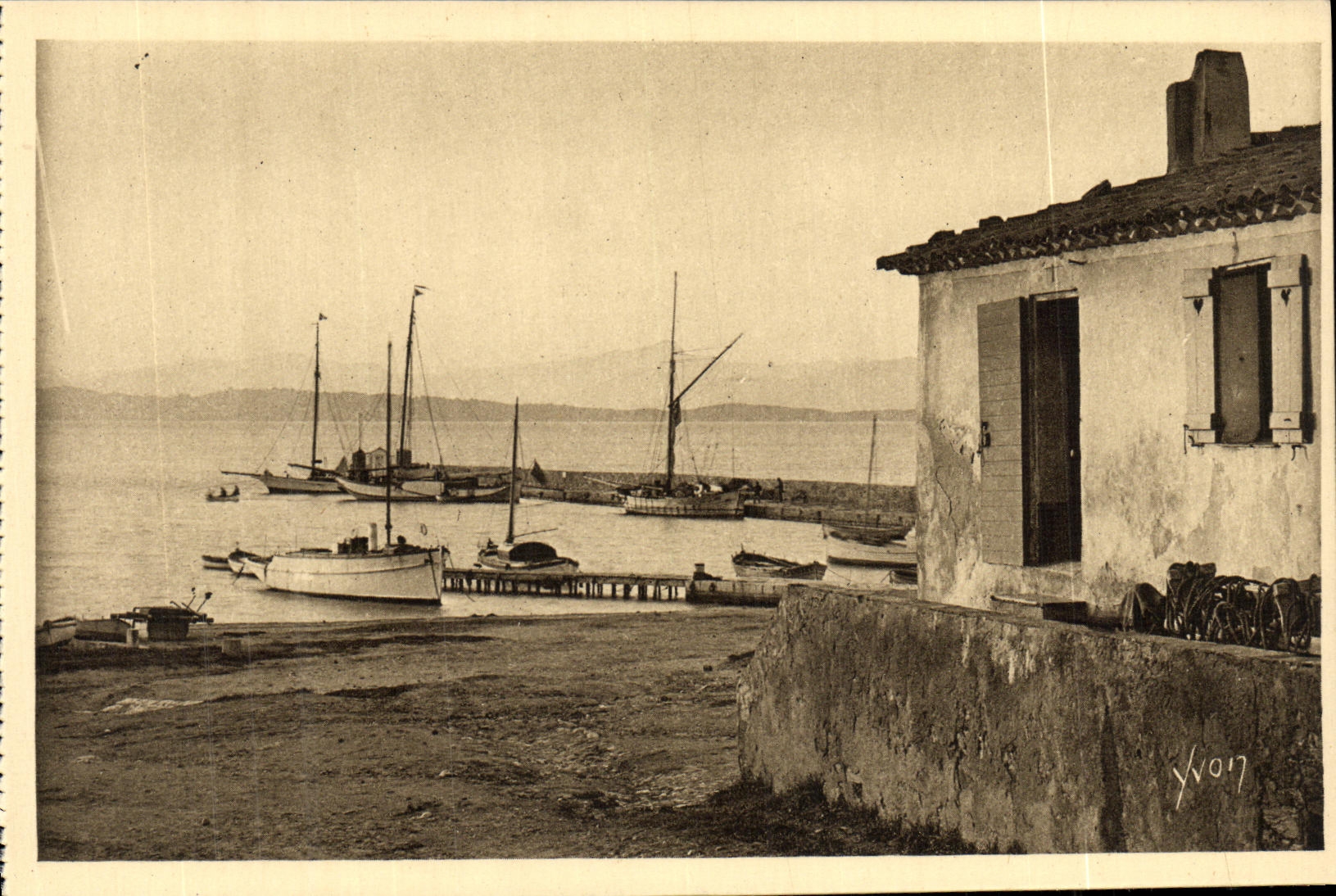 CPA Les Iles D Hyeres Porquerolles Le port 