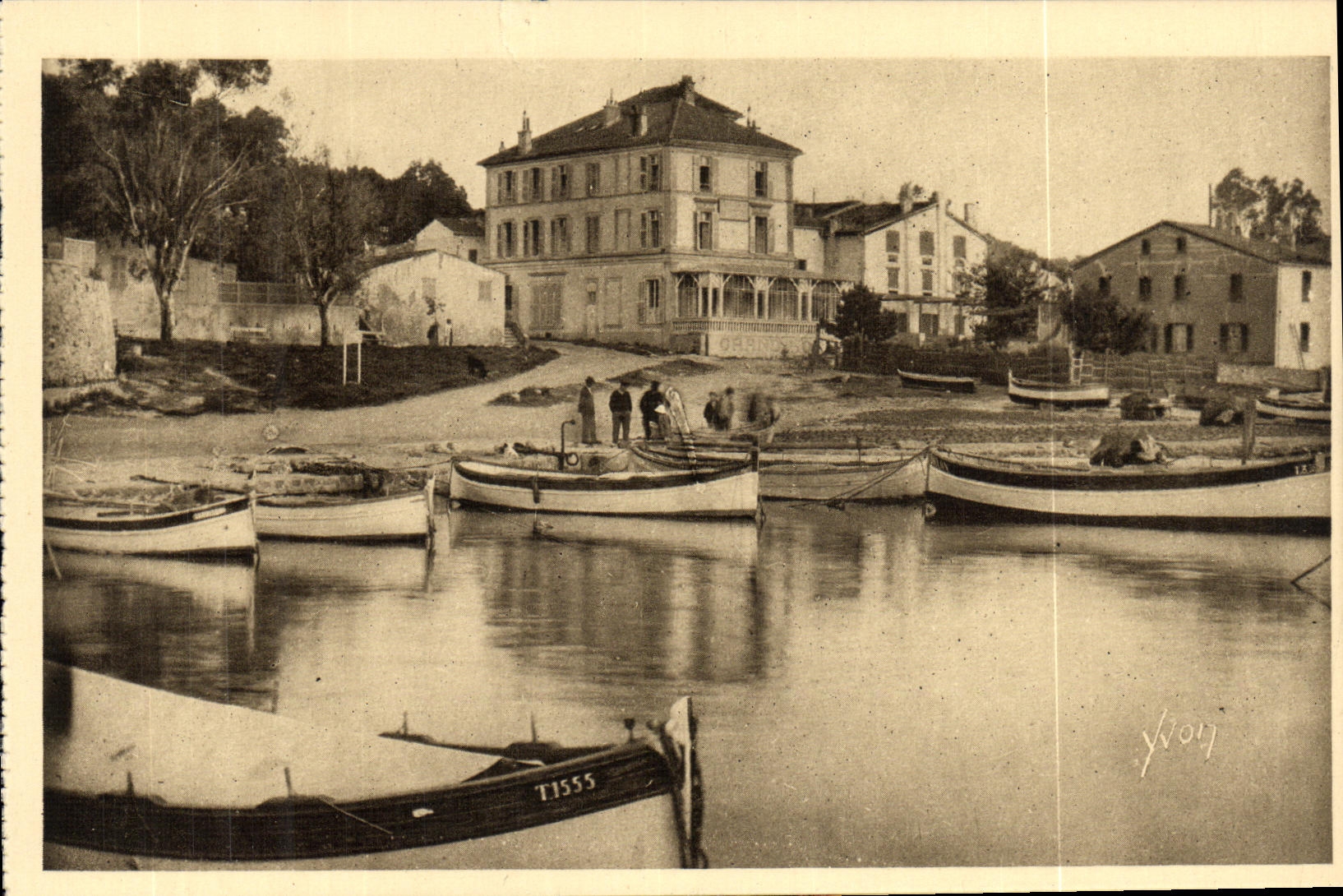 CPA Les Iles D Hyeres Porquerolles Le Grand Hotel et le Port