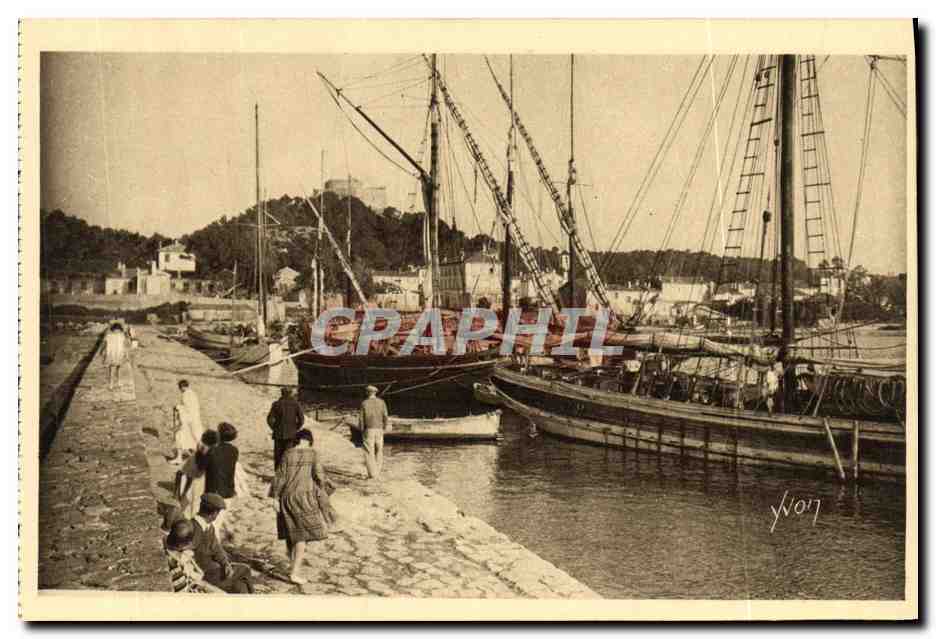 Porquerolles - Le Port et la Jetée — Les Îles d'Hyères (Var) — Éditions d'Art YVON