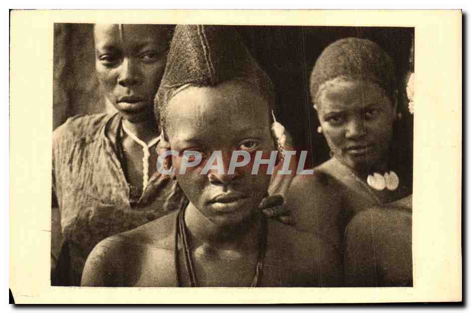 CPA Tchad Jeune Femme Foulbe Afrique Rne Moreau