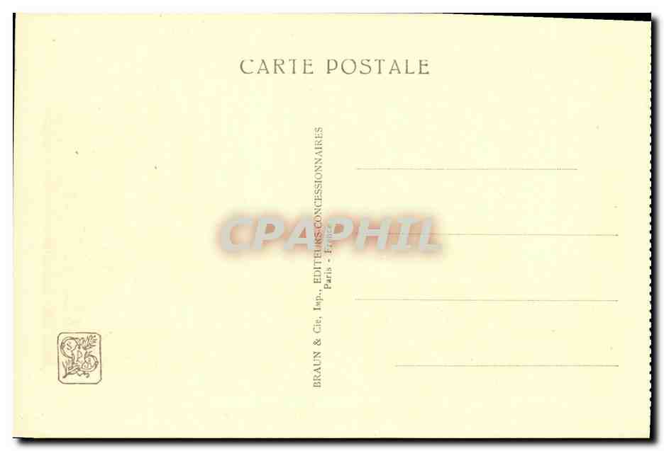 CPA Paris Exposition Coloniale Internationale 1931 Palais De L AOF Palais Vu De La Terrasse Superieure De l AOF — Rückseite