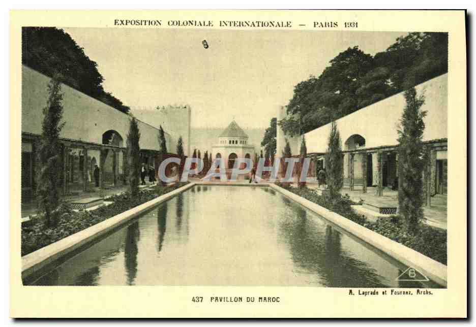 Pavillon von Marokko — Internationale Kolonialausstellung — Paris 1931