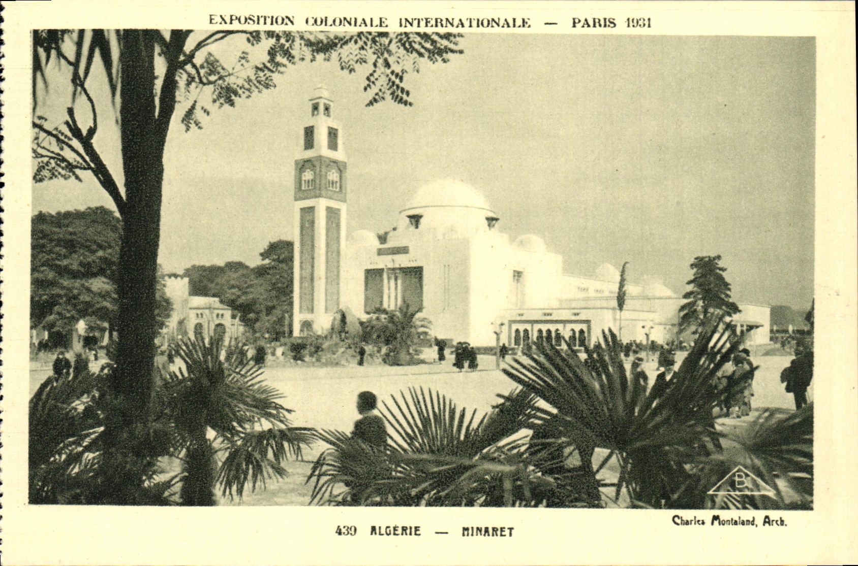 Algérie — Minaret — Exposition Coloniale Internationale — Paris 1931