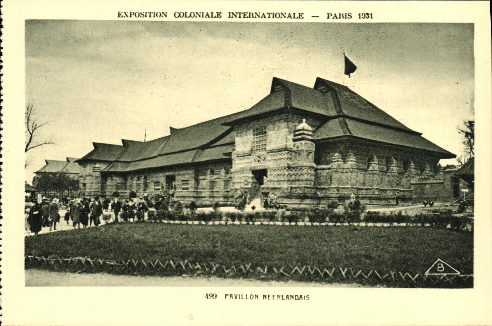 Exposition Coloniale Internationale — Paris 1931 — Pavillon Néerlandais