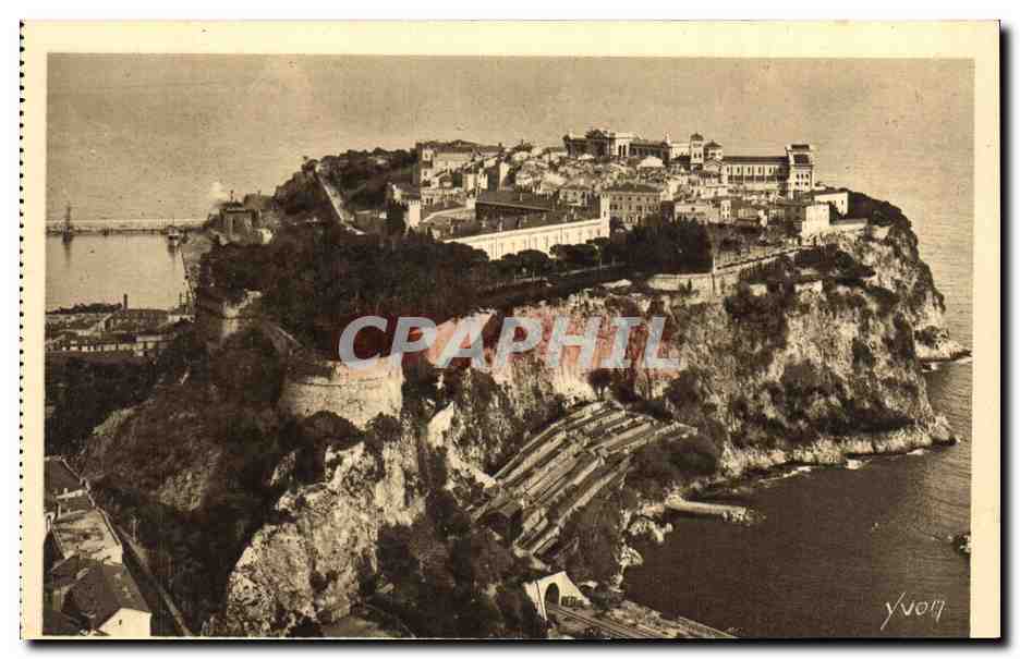CPA Cote D Azur Monte Carlo Monaco Vue d ensemble de la Principaute