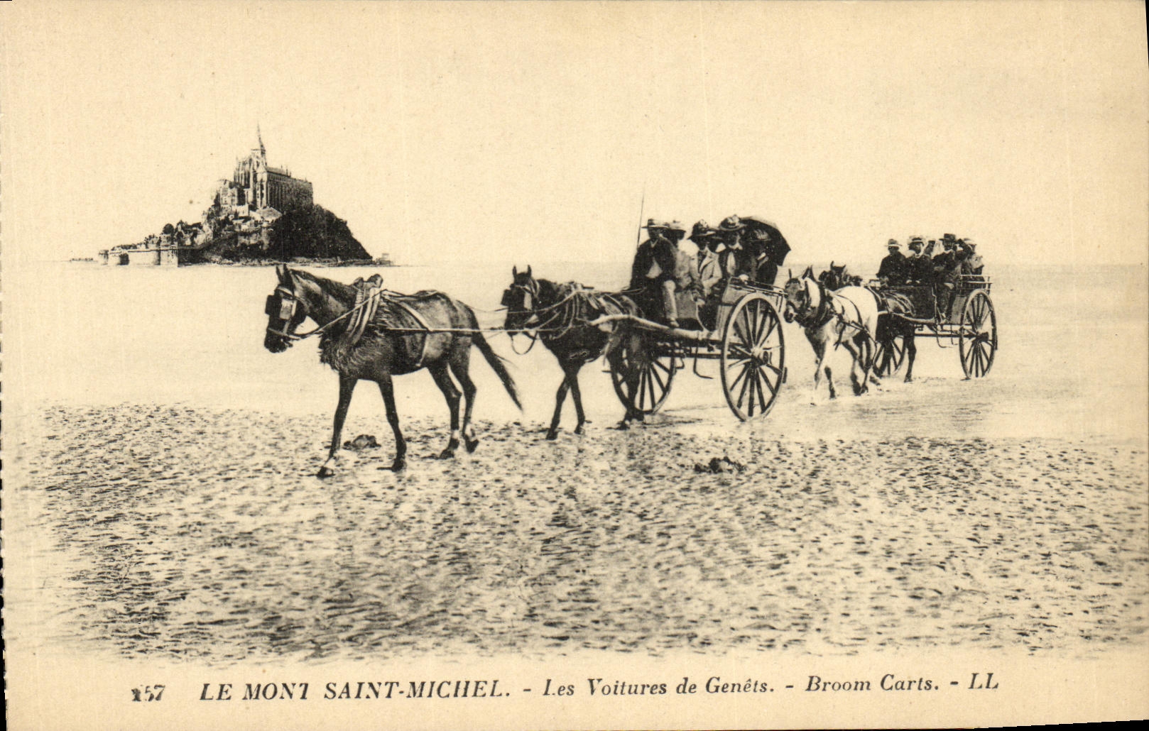 Le Mont Saint-Michel — Les Voitures de Genêts — LL