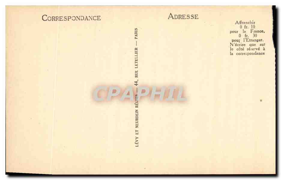 Le Mont-Saint-Michel — L'Ésalier de dentelle en granit — LL, n° 101 — Verso