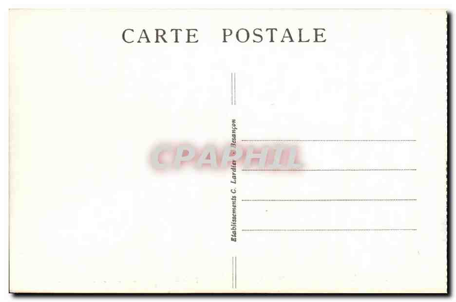 CPA Lac Ou Villers Vue Generale Prise de la Route de la Suisse — Rückseite
