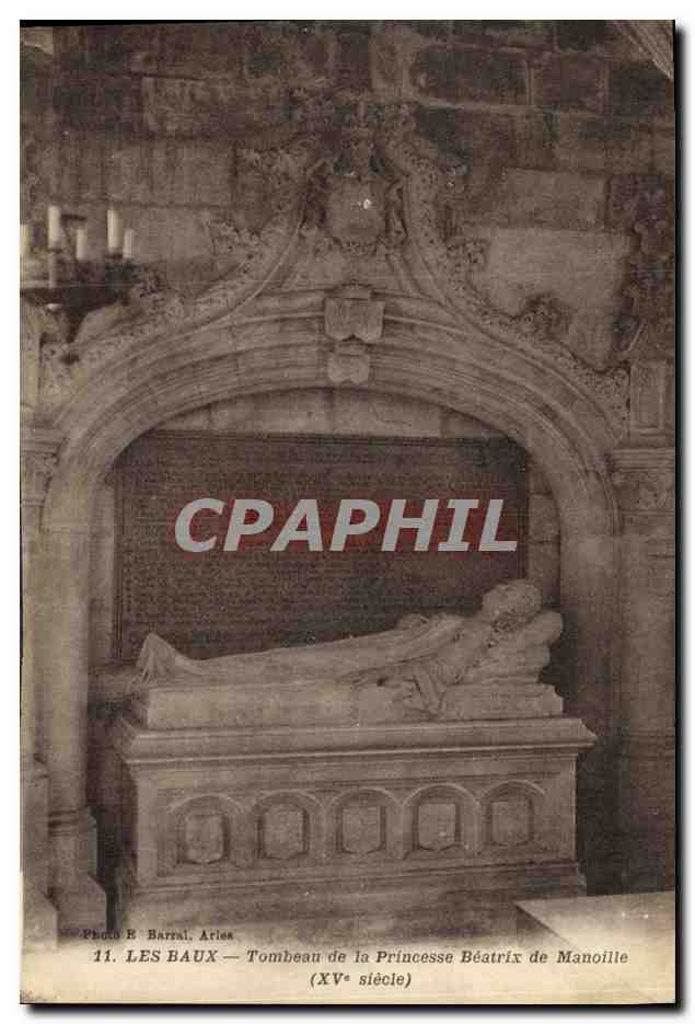 CPA Les Baux Tombeau de la Princesse Beatrix de Manoille