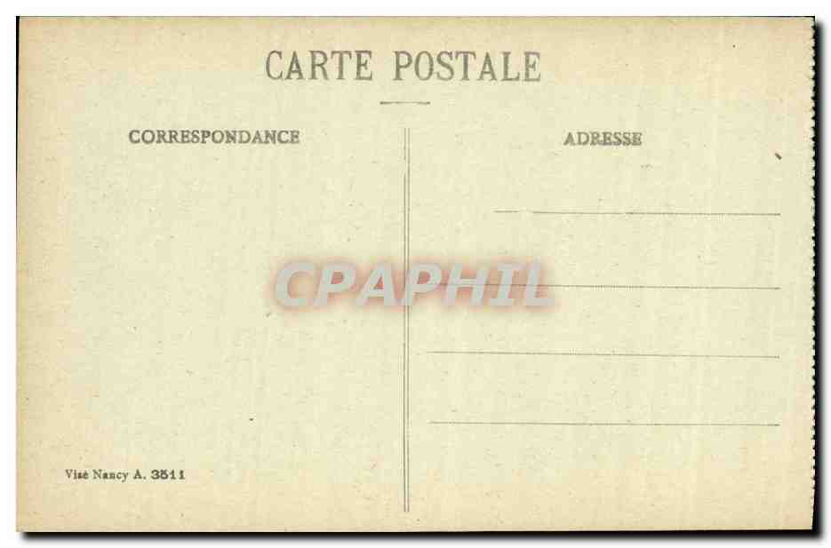 CPA Reims Dans ses annees de Bombardement Angle des Rues de L Isle et Montoison Militaria — Verso