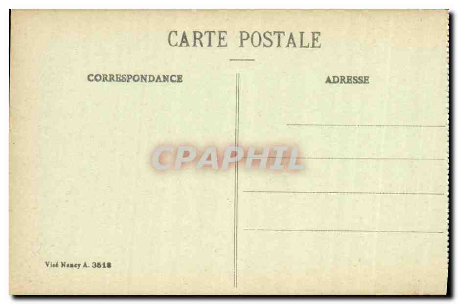 Reims dans ses années de bombardements 1914-1917 — Rues Hincmar et Clovis — Collection S. Dubois, Reims — Verso