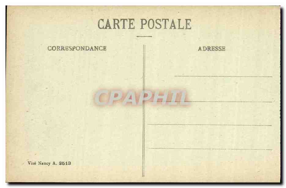 CPA Reims Dans ses annees de Bombardement Vue Panoramique du Quartier des Laines Militaria — Verso