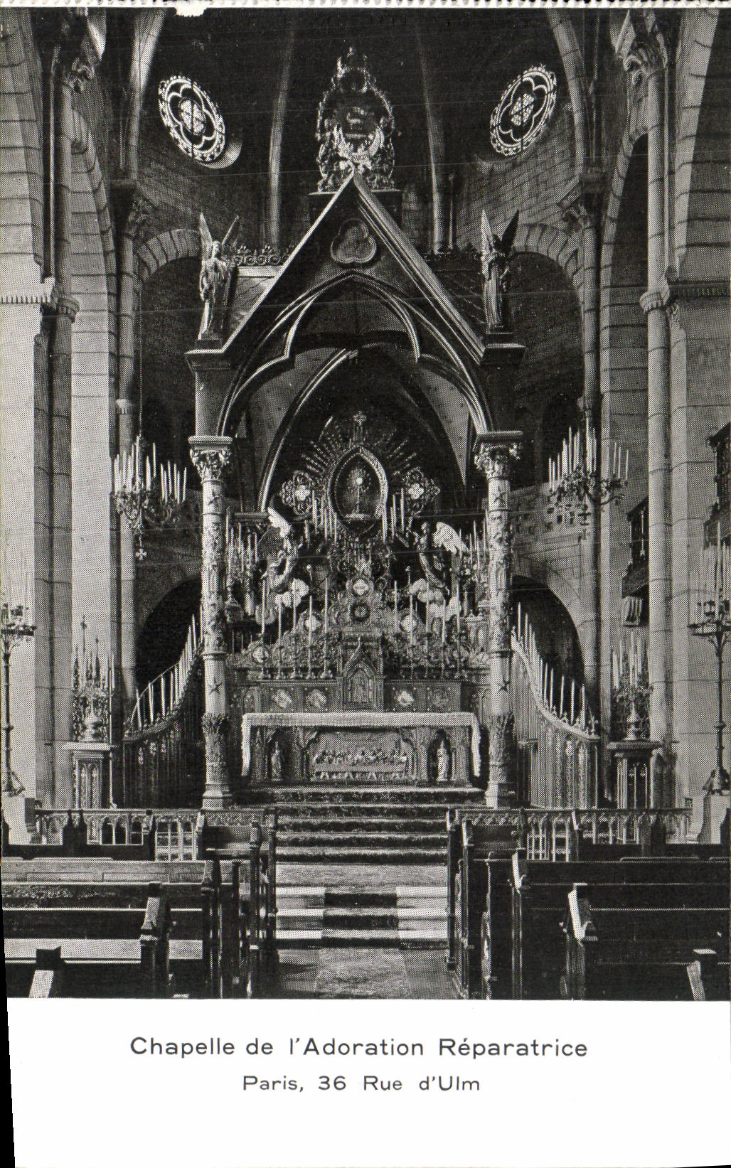 CPA Chapelle de l Adoration Reparatrice Paris Rue d Ulm