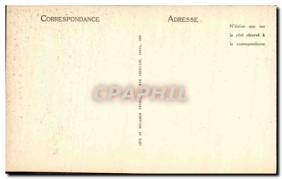 CPA Bourges Le Palais Jacques Coeur Cheminee — Rückseite
