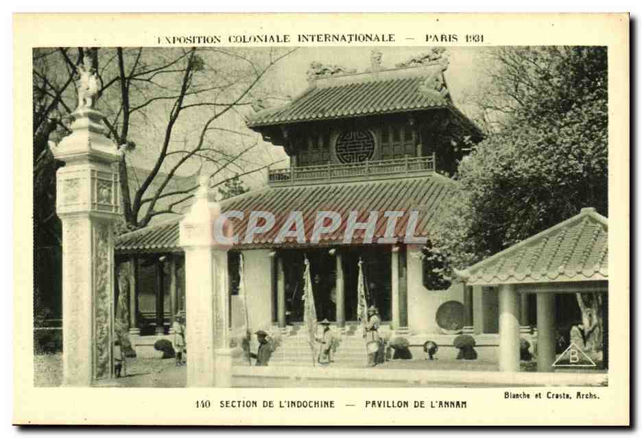 CPA Exposition Colonlale Internationale 1931 Paris Section De L Indochine Pavillon De l Annam