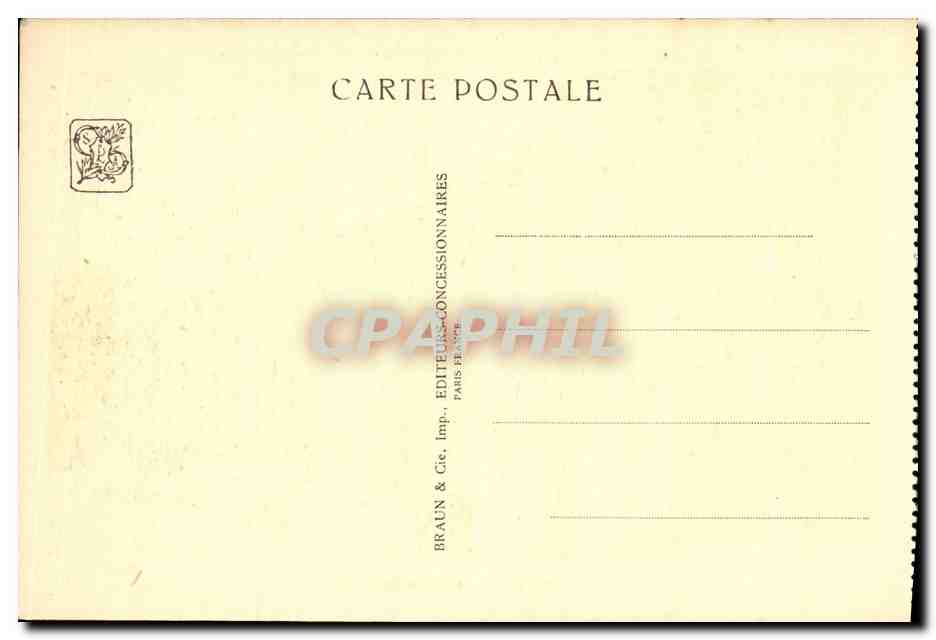 CPA Exposition Colonlale Internationale 1931 Paris Cameroun Le Pavillon de la chasse — Rückseite