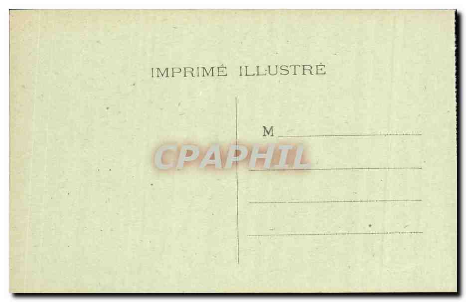 CPA Joigny Vue Generale Vallee de la Meuse Les quatre fils Aymon Train — Rückseite