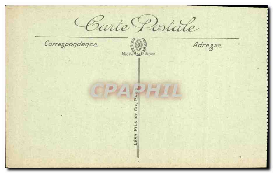 Arras — L'Hôtel de Ville et le Beffroi détruits par les Allemands — Viud Paris n° 580 — Achterkant