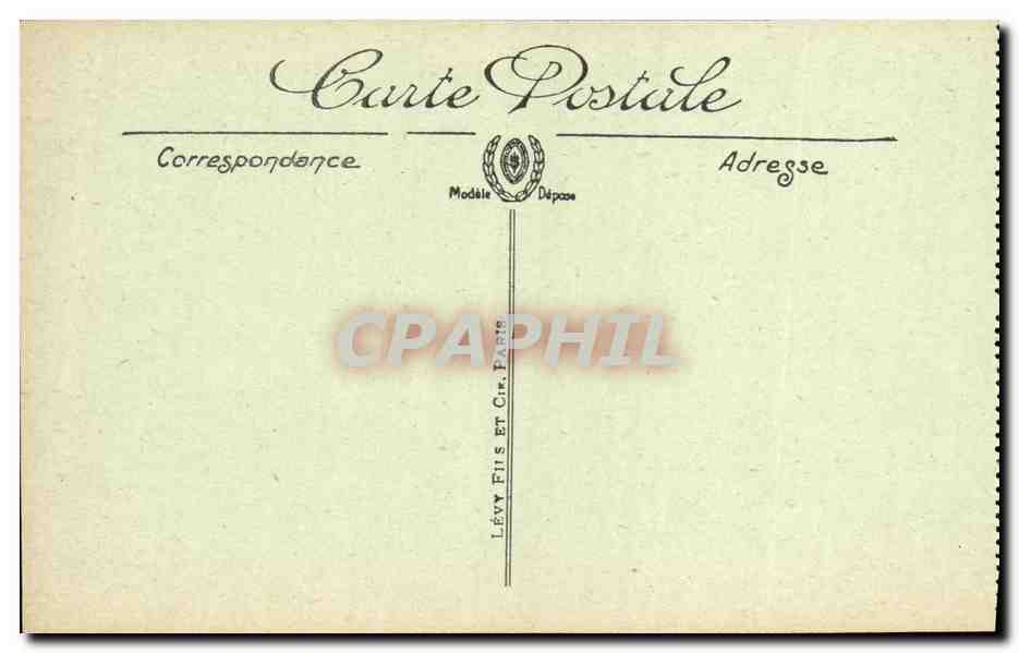 Arras — Das Rathaus und der Platz — Was bleibt! — Visé Paris n° 637 — Rückseite