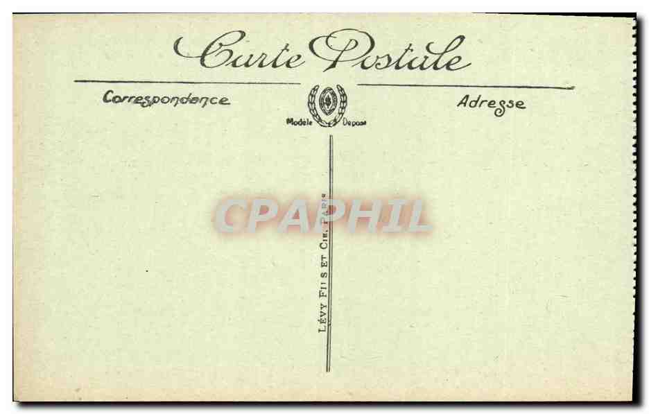Arras — Un des Quartiers bombardés — Viel'Paris n° 576 — Rückseite