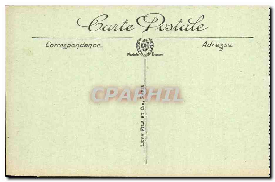 Arras — Ruines d'un quartier après bombardement — Visé Paris n° 574 — Verso