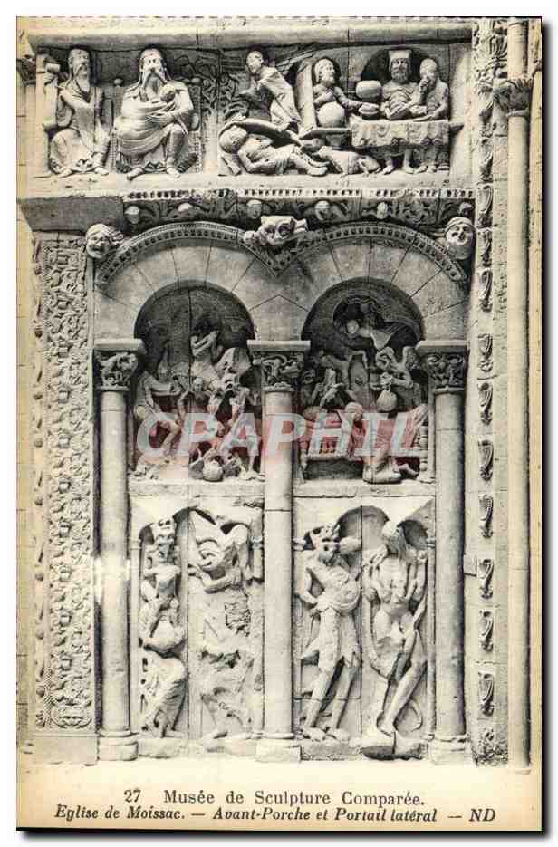 Église de Moissac — Avant-Porche et Portail latéral — Musée de Sculpture Comparée