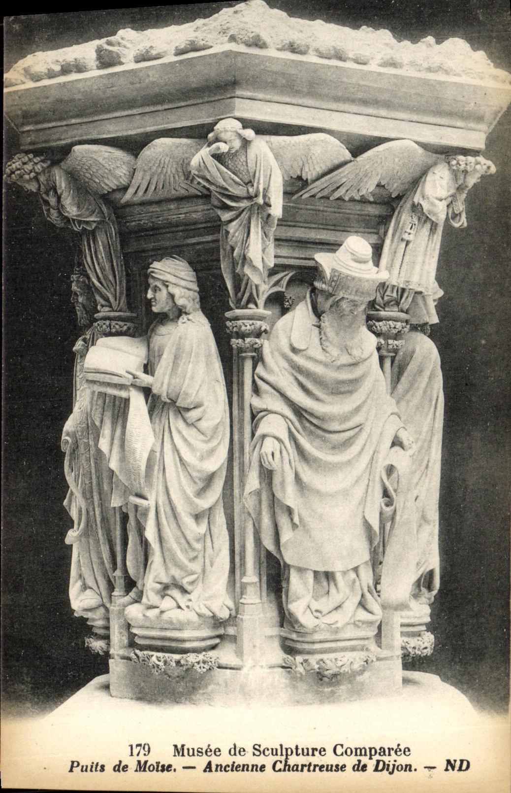 CPA Musee de Sculpture Comparee Puits de Moise Ancienne Chartereuse de Dijon