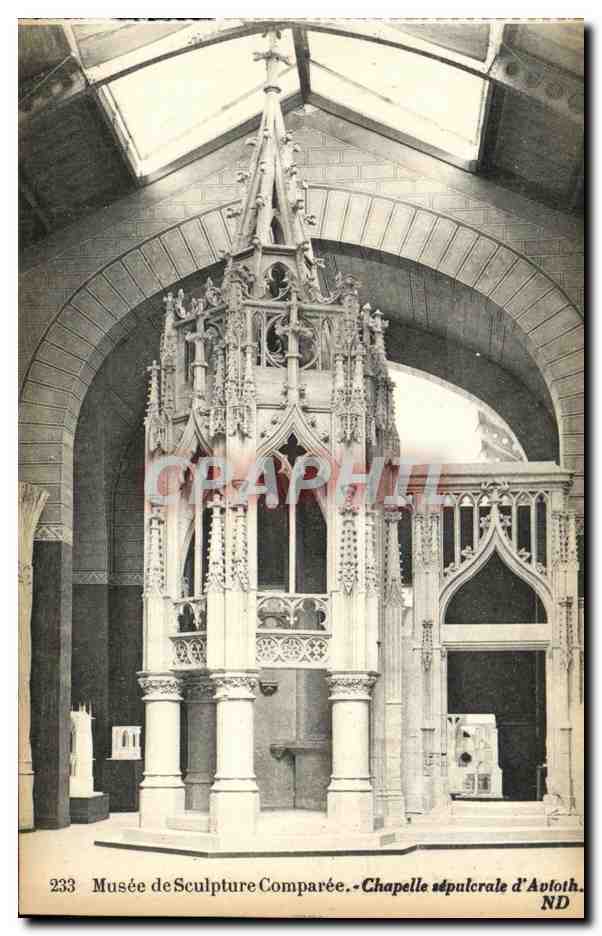 CPA Musee de Sculpture Comparee Chapelle sepulcrale d Avioth