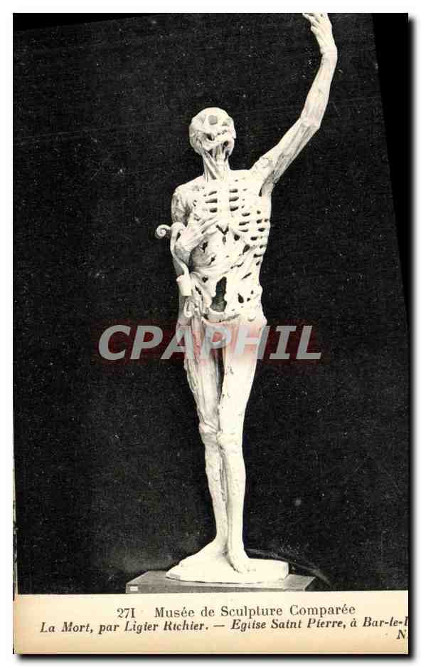 La Mort, par Ligier Richier — Musée de Sculpture Comparée, Église Saint Pierre, Bar-le-Duc
