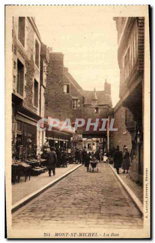 CPA Mont St Michel La Rue