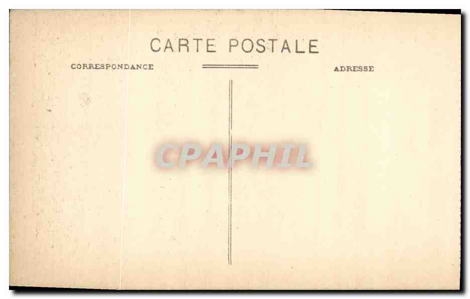 CPA Mont St Michel La Rue — Verso