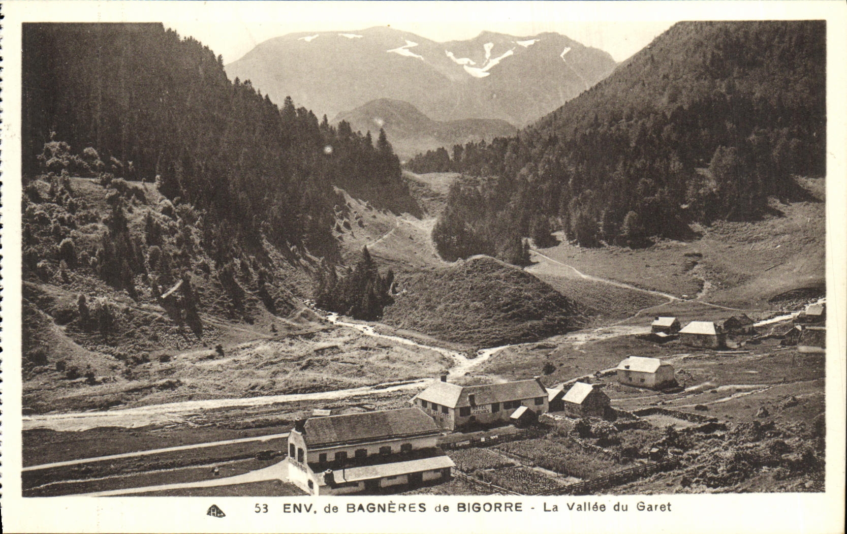 ENV. de BAGNÈRES de BIGORRE - La Vallée du Garet — CPAPHIL