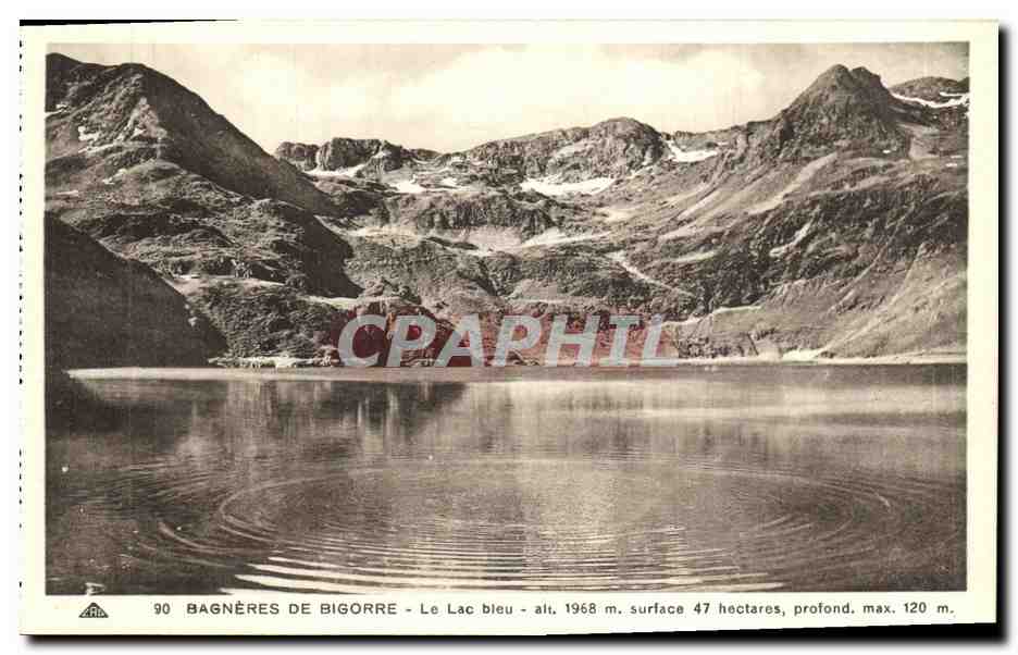 CPA Bagneres de Bigorre Le Lac Bleu