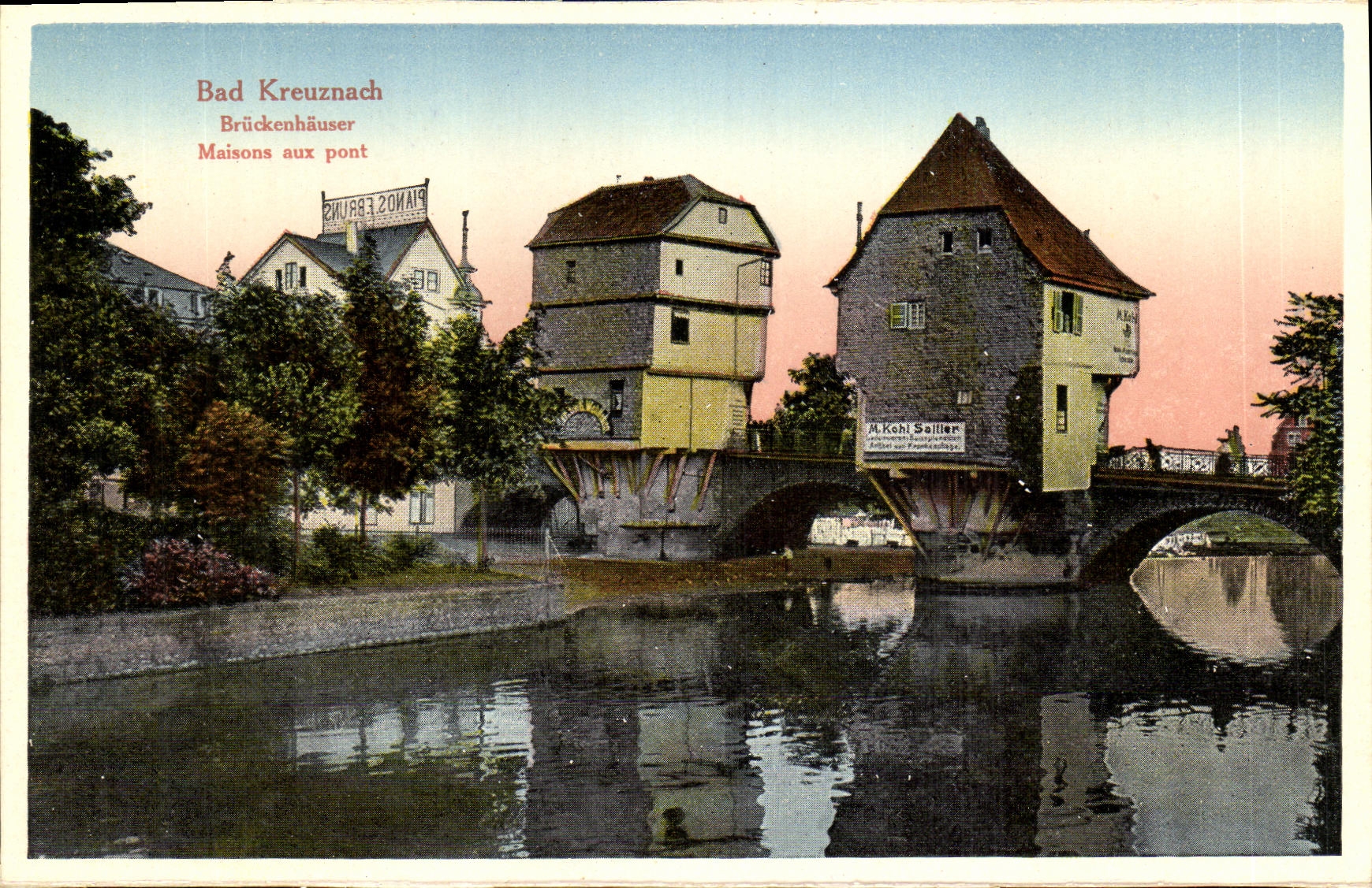 Bad Kreuznach — Maisons aux pont — A. Kohl Sallier