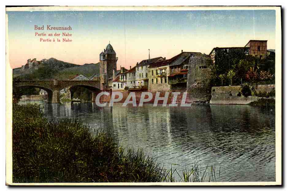 Bad Kreuznach — Partie à la Nahe — éditeur CPAPHIL, n° 95276
