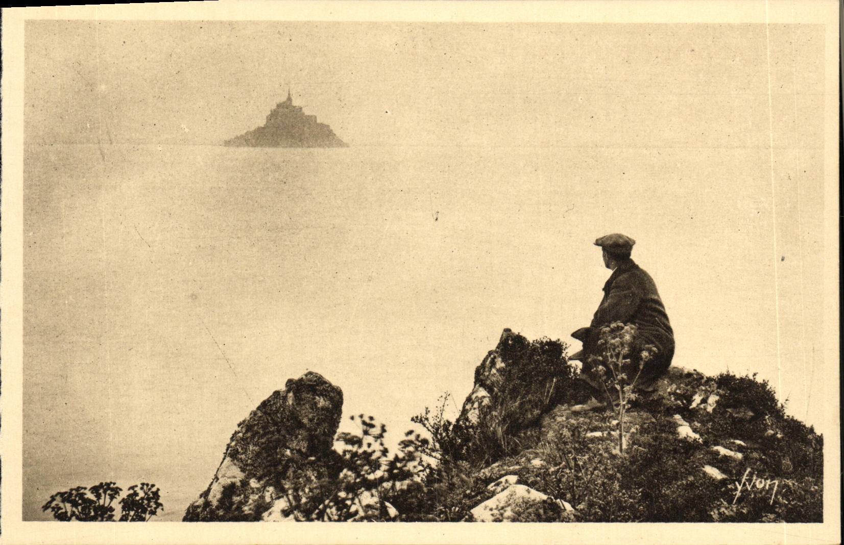 Le Mont-Saint-Michel — vu de l'îlot de Tombelaine — Yvon, n°28