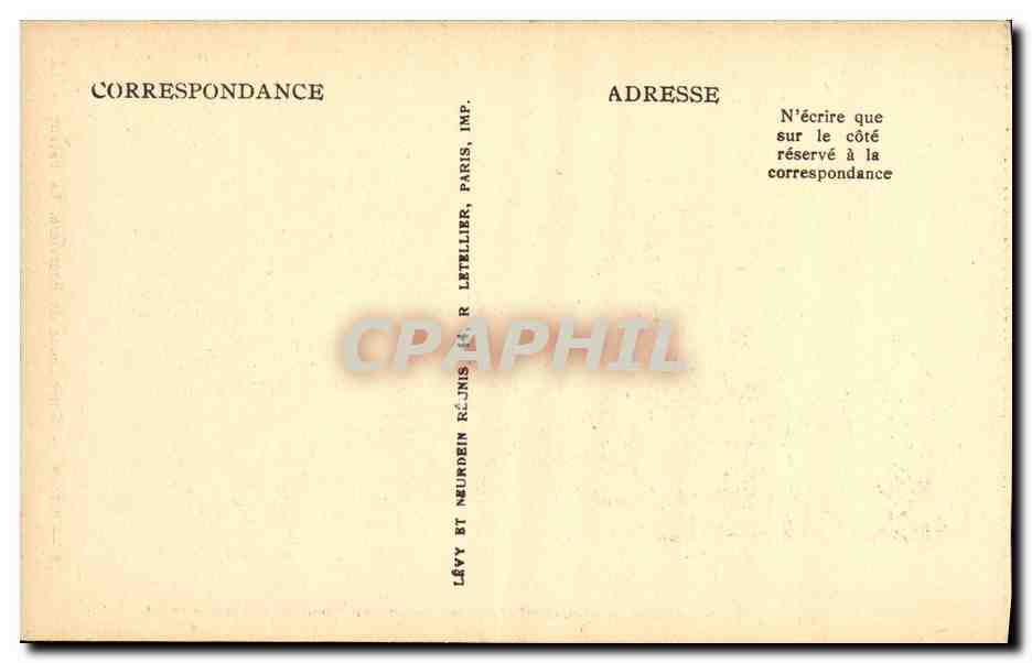CPA Lyon Avenue de la Bibliotheque Anciennement avenue de l archeveche  — Back