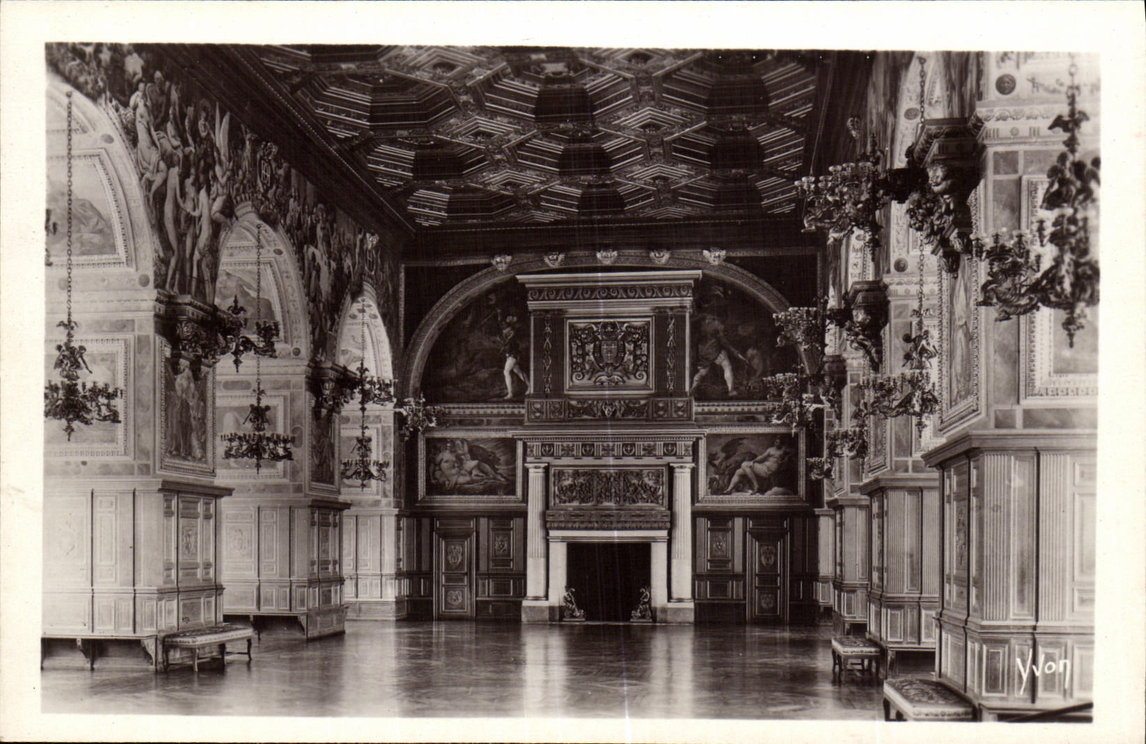 Galería Henri II — Palacio de Fontainebleau — Ediciones de Arte Yvon