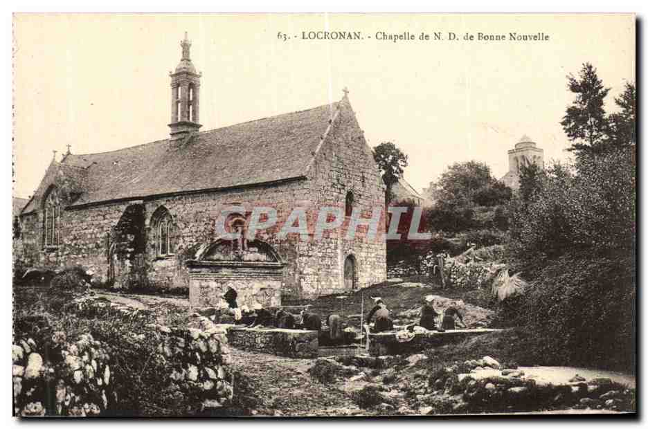 CPA Locronan Chapelle de ND de Bonne Nouvelle