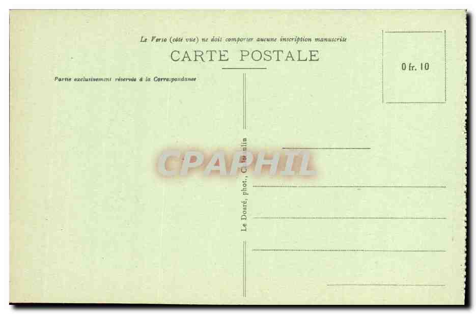 CPA Locronan Chapelle de ND de Bonne Nouvelle — Rückseite