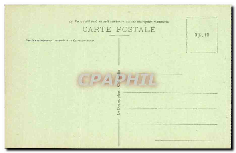 CPA Locronan La chaire a precher du 15eme ornee de dix medaillons representant les divers episodes de la vie de St Ronan — Rückseite