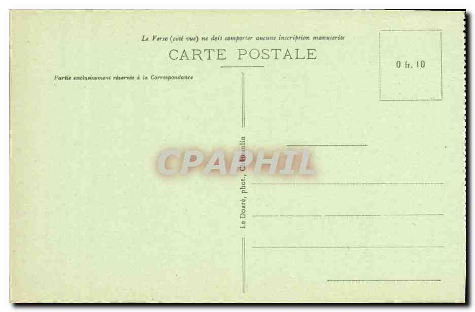 CPA Locronan Eglise du 15eme — Rückseite