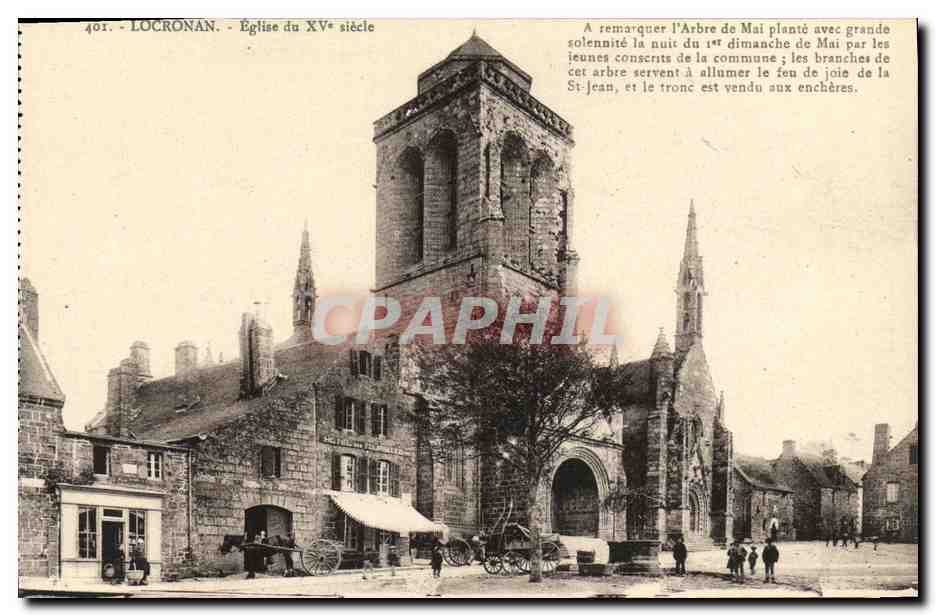 CPA Locronan Eglise du 15eme
