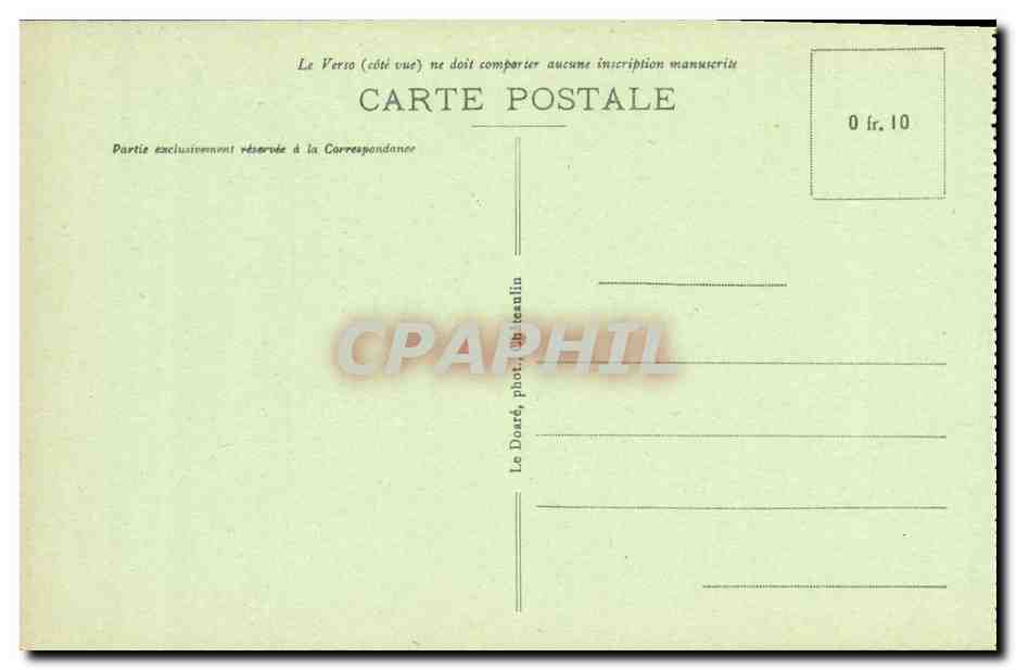 CPA Locronan Eglise du 15eme — Rückseite