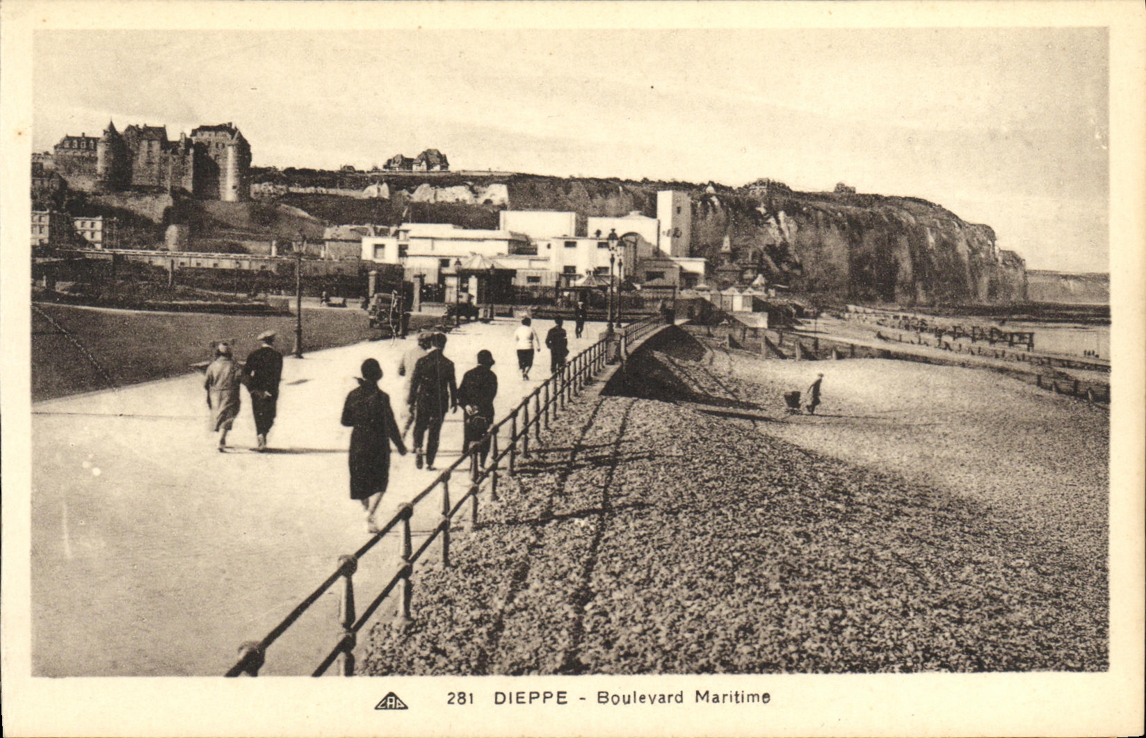 CPA Dieppe Boulevard Maritime